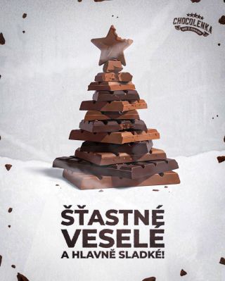 Šťastné, veselé a hlavně sladké přeje… Tým chocolenka.cz♥️